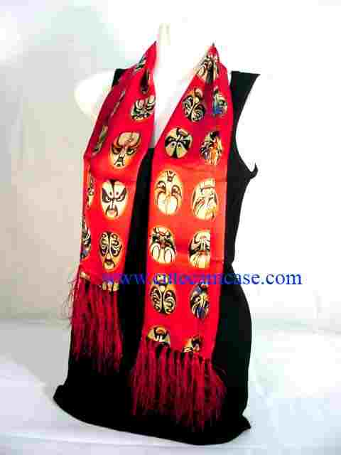 silk long scarf