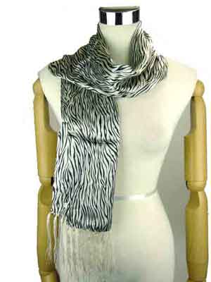 silk long scarf