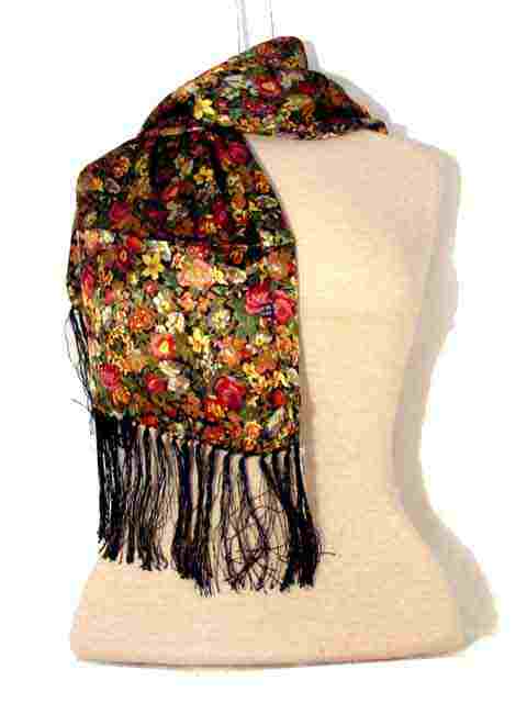 silk long scarf