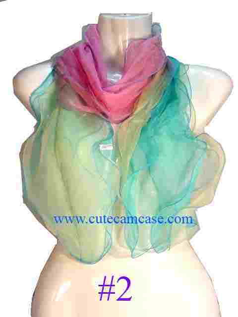 silk long scarf