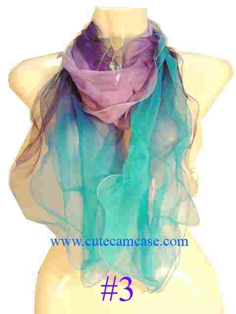 silk long scarf