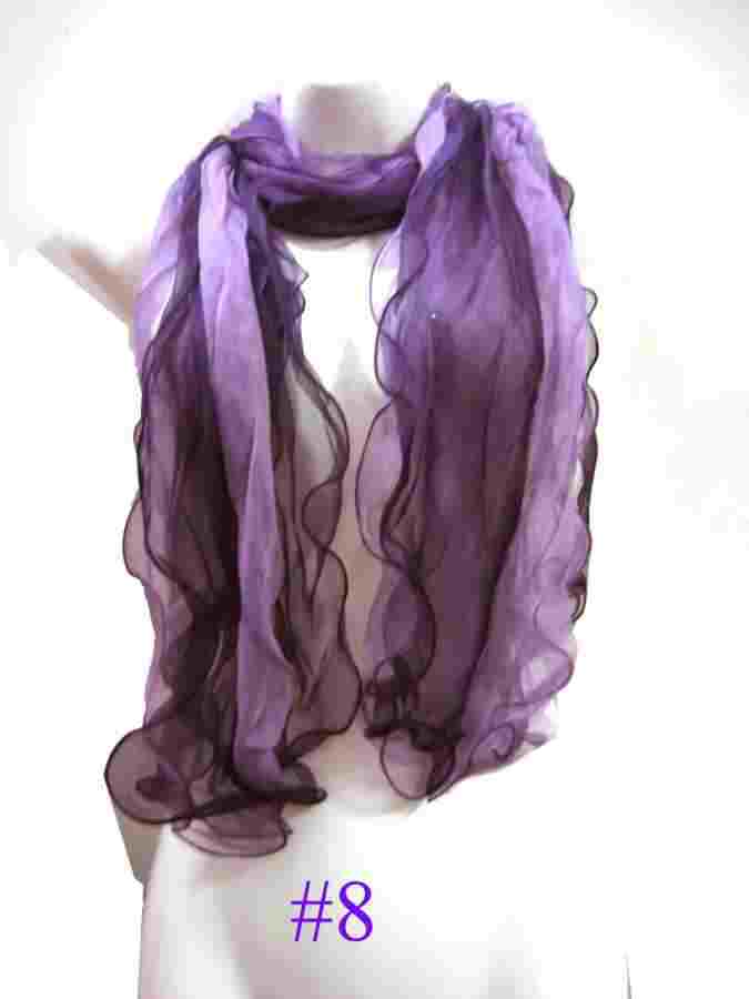 silk long scarf