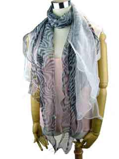 silk long scarf
